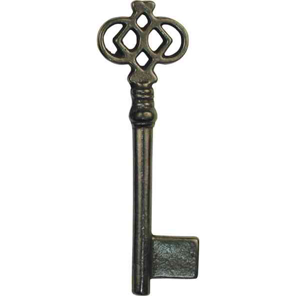 Schlüssel nachgemacht von originalem Model, Eisen blank, alte