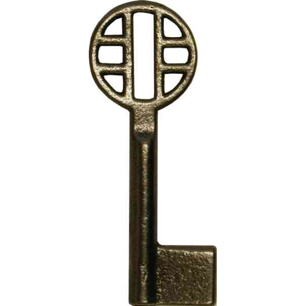 Schlüssel alter, altem Musterschlüssel nachgegossen, Eisen blank