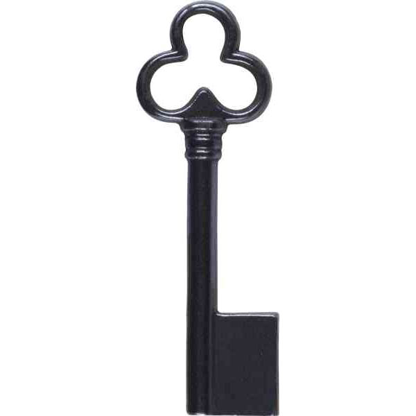 Schlüssel für Truhenschloss, Schlüsselrohling für Truhenschlösser, Eisen  blank, alte Schlüssel antike 2211