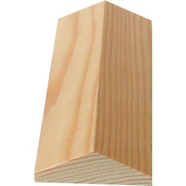 Holzprofilleiste, Holzleiste antik, Holzzierleiste alte, Fichte, 95cm, 50x15mm