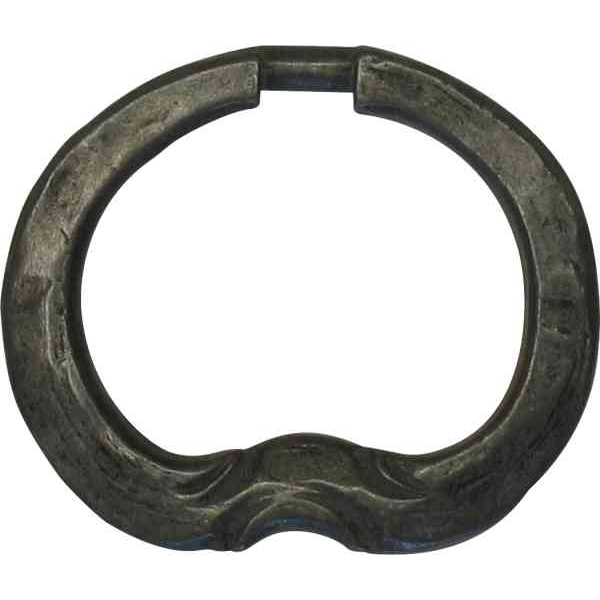 Ringbeschlag Eisen altverzinnt, Ring = 51x45mm, Zierbeschläge Möbel, Einzelstück, nur noch 1 x verfügbar Bild 2