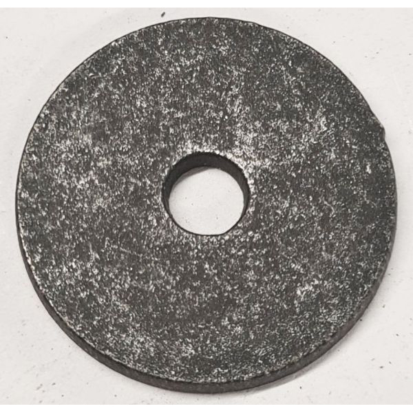 alte antike Rosette, 23 mm, Eisen geglüht, Innen: 4,5 mm