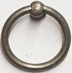 Möbelring, Ringbeschlag, 36mm, Messing altverzinnt, antik, alt, Altmessing, zum Kombinieren