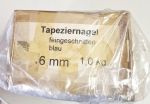 Tapeziernägel feingeschnitten, Eisen blau, Eisennagel, 6mm, 1 Kg, Einzelpackung, nur 1 x verfügbar